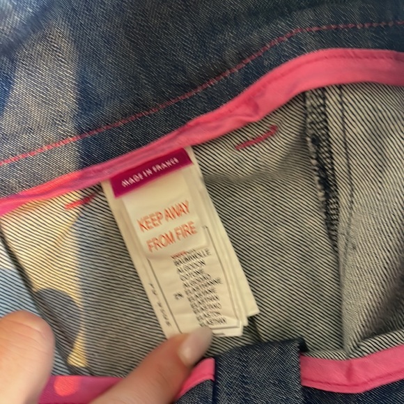 Escada Girls Denim Skirt and Jacket Set Size 10 - Picture 5 of 11